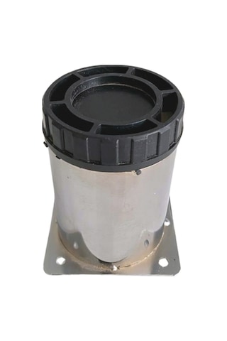 Metal Krom 8cm Ayak Mobilya Masa Ve Dolap Ayağı Krom 8cm Çap:60mm 4 Adet Krom