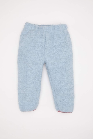 DeFacto Kız Bebek 2'li Takım Pelüş Fermuarlı Dik Yaka Sweatshirt Beli Lastikli Alt D6706A524WNBE216