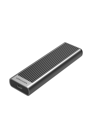 Vention M.2 Nvme Ssd Kutusu Alüminyum Alaşım 10 Gbps Usb 3,1 Gen 2 Type-c Soğutuculu - Gri