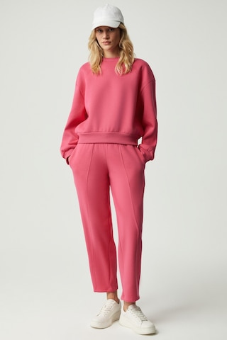 Ethıquet MORGANS Kadın Geniş Paça Oversize Pembe Eşofman Altı