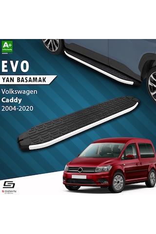 S-dizayn Vw Caddy 3 Evo Aluminyum Yan Basamak 193 Cm 2004-2020