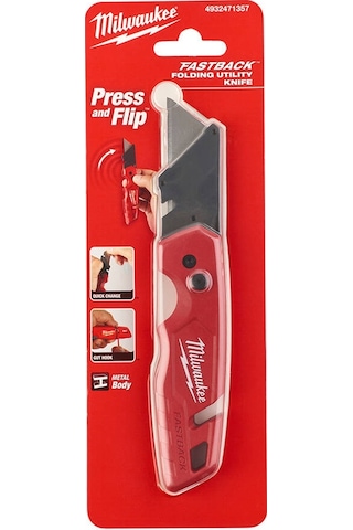 Milwaukee Fastback Çevirmeli Maket Bıçağı 4932471357