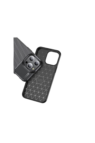 Samsung Galaxy Uyumlu M31s Kılıf Karbon Desenli Şık Negro Premium Silikon Kapak Siyah