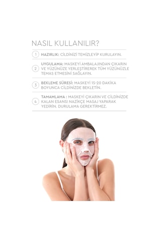 Mjcare On Aloe Mask - Aloe Vera Özlü Yüz Maskesi 20'li