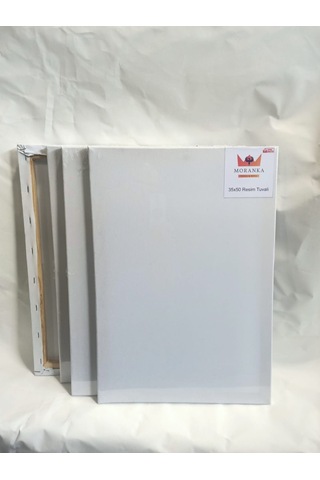 Tuval 4'lü 35*50 Çift Astarlı Arkadan Zımbalı Moranka Tuval&Boya