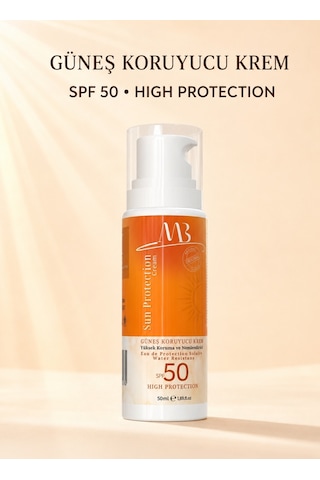 Minia Bahçe Şeffaf Görünüm Yüz ve Vücut İçin Koruyucu Güneş Kremi SPF50 50 ML