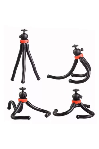 Fototek Flexible Octopus Tripod Dslr Tripod Masaüstü 5kg Kapasite