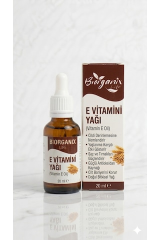 Life %100 Saf E Vitamini Yağı 20 Ml Cilt, Saç Ve Tırnak Bakımı İçin Yoğun Onarım