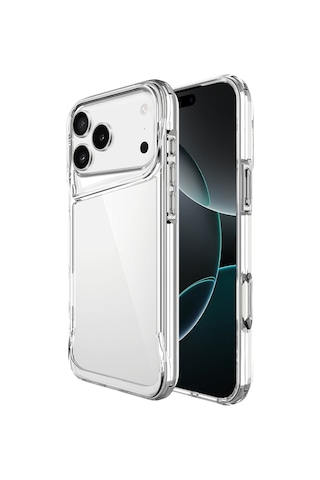 Apple Uyumlu iPhone 17 Pro Kılıf Zore T-max Kapak Seffaf