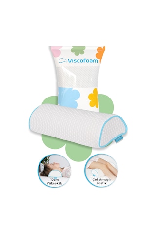 Viscofoam Çok Amaçlı D Model Jelli Horlama Visco Yastık - 42x18x10cm