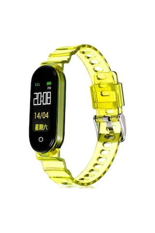 Xiaomi Mi Band 5 Krd-27 Uyumlu Pat Kordon Sarı