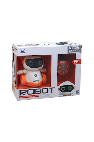 Oyuncak Uzaktan Kumandalı Full Fonksiyonlu Işıklı Sesli Yürüyen Robot Robbot