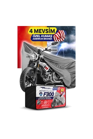 Rks M502n Amerikan Fitilli Motosiklet Brandası Çadır Örtü - Miflonlu