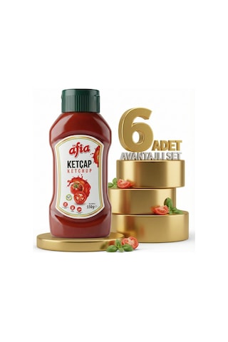 Afia Tatlı Ketçap 6x550 Gr