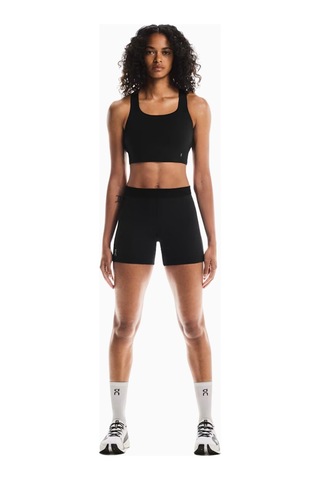 On Pace Tights Short Cleancloud Kumaşlı Kadın Koşu Taytı Siyah