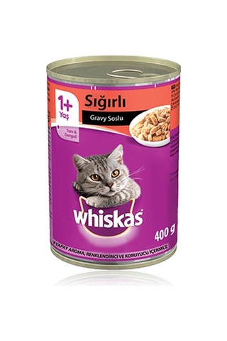 Whiskas 3 Çeşit Karışık Yetişkin Konserve Kedi Maması 24 x 400 G