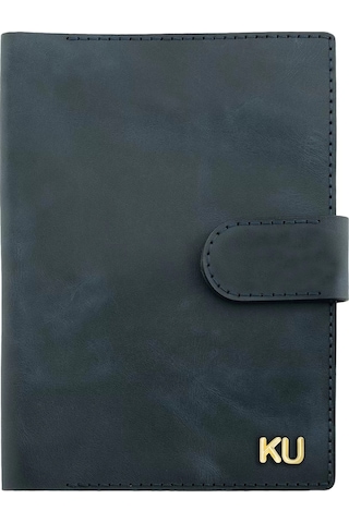 A5 Defter Ve Ajanda Kılıfı - %100 Rainbow Deri - Ko10001 - Lacivert Lacivert