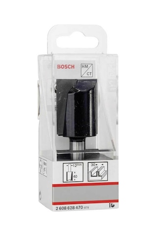 Bosch Standard Seri Ahşap İçin Çift Oluklu, Sert Metal Ekstra Uzun Düz Freze Ucu 12*30*81mm