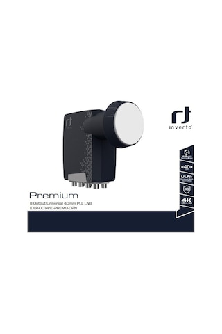 Inverto Premium Uln Octo Sekizli Lnb Full Hd 4K Uyumlu