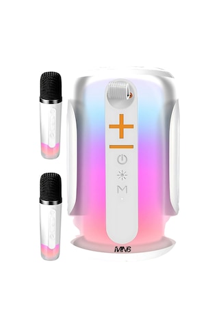 Pluse 8 Mikrofonlu Ses Bombası/ışıklı Gece Lambası/dekoratif Aydınlatma/2 Mikrofonlu Hoparlör