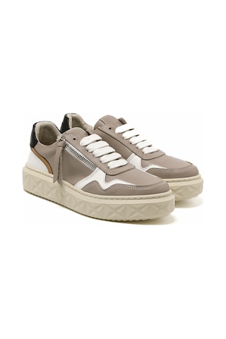 Sneaker Günlük Kadın Mar-25y-209-8856 John May Vizon Cilt Bej Vizon