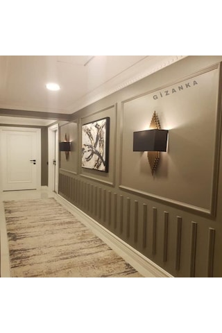 Tek Şerit Tasarım Boyanabilir Çıta Hazır Kesim Anka135