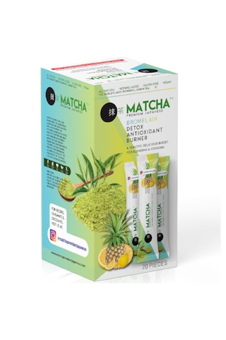 Bilge Matcha Premium Japenese Bromelain, Ananas, Limon Aroma