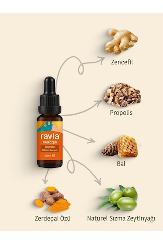 Ravla Propozen Propolisli Bitkisel Karışım 20 ML