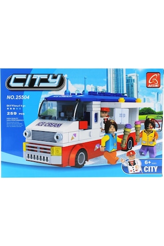 Ausini City 259 Parça Dondurma Arabası