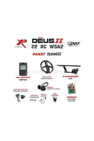 Deus 2 22,5cm Fmf Başlık,ana Kontrol Ünitesi,wsa2 Kulaklık