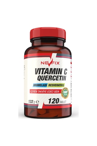 Nevfix Vitamin C Kuersetin 120 Tablet C Vitamini