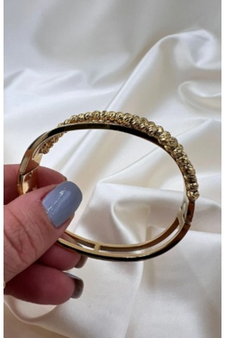 Bb Çelik İkili Dorika Kelepçe Bilezik