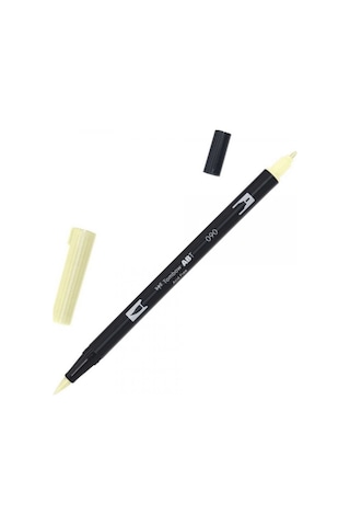 Ab-t Dual Brush Pen Grafik Kalemi - Baby Yellow