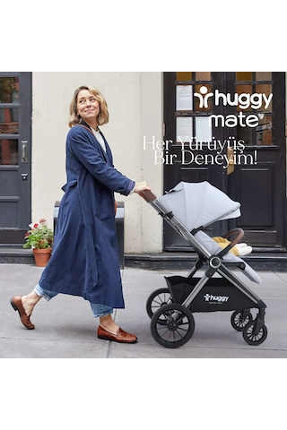 Huggy Mate 5 İn 1 Çift Yönlü Travel Bebek Arabası