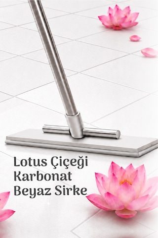 Easy Clean Lotus Çiçeği Kokulu Mopa Uyumlu Yer Temizlik Havlusu 8x50 400 Yaprak beyaz