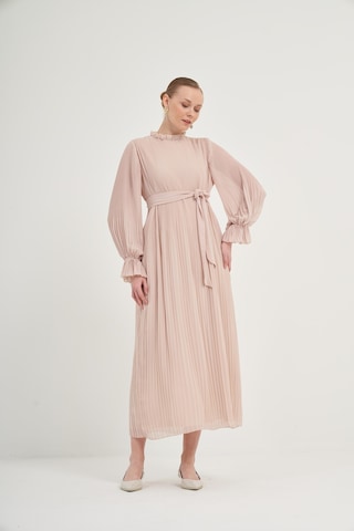 FTZ Women Ftz Plise Şifon Elbise Beige 31019 Beige