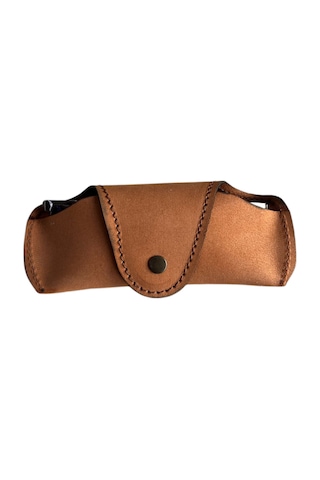 Lnleather Gerçek Deri Gözlük Kılıfı Pudra Rengi 95837767