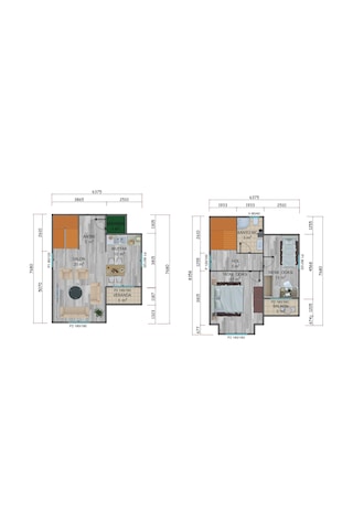 90 M2 Çift Katlı Prefabrik Ev