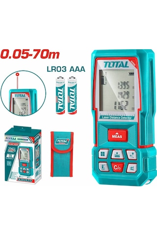 Total 0.05 - 70 Metre Lazer Metre Yüksek Kalite Tmt57026