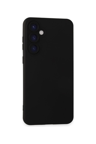 Mep Samsung Uyumlu Galaxy S23 Fe Kılıf Nano İçi Kadife Silikon - Siyah Najmaddin renkli