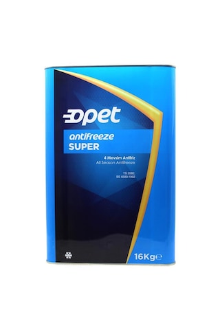 Opet Süper Mavi Dört Mevsim Koruma Antifriz 16 KG