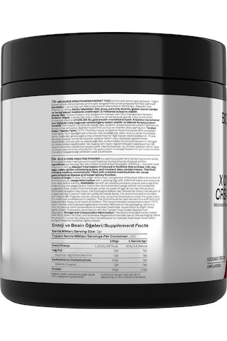 Kreatin 300 Gr 100 Servis Aromasız 200 Mesh Mikronize Creatine Monohidrat