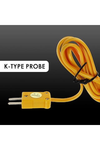 K Tipi Termokupl Kelepçe Probu Termokupl Sıcaklık Sensörü Klips Kurşun Boru Kelepçesi Hvac Sıcaklık Aralığı