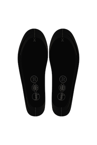 Heep Hakiki Deri Ve Anatomik Siyah 35-45 Numara Ayakkabı İç Tabanlığı Siyah