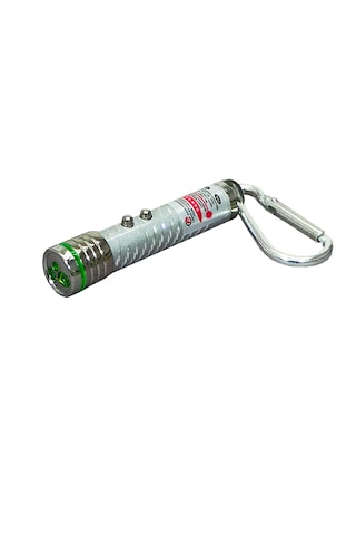 Altınkaya Ticaret 2 Adet Lazer Laser Pointer Sunum Projeksiyon Kalemi Kedi Eğitim Oyuncak Lazer El Feneri Açık Gri
