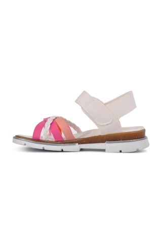 Şiringenç 001 Beyaz-Pembe Çocuk Sandalet (545670384)