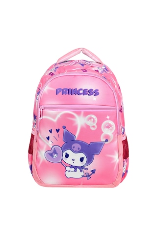 Waddell Pembe Kuromi Desenli İlkokul Çantası Beslenme Çantalı 25211 Açık Pembe