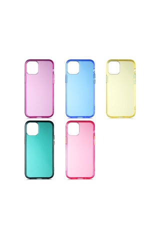 Apple Uyumlu iPhone 12 Mini Kılıf Zore Bistro Kapak-Pembe