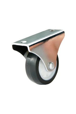 4 Adet Hts Sabit Tablalı Mobilya Tekeri Tekerlek Çap : 40 Mm Kod : 114