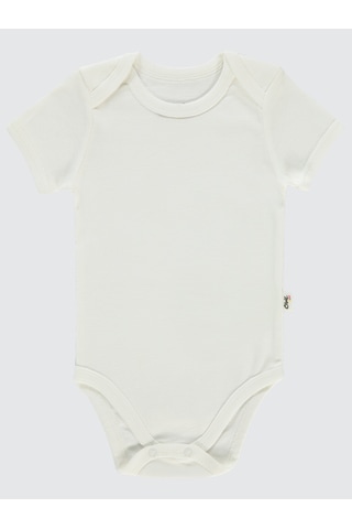 Civil Baby Bebek 3'lü Çıtçıtlı Badi 1-3 Yaş Beyaz